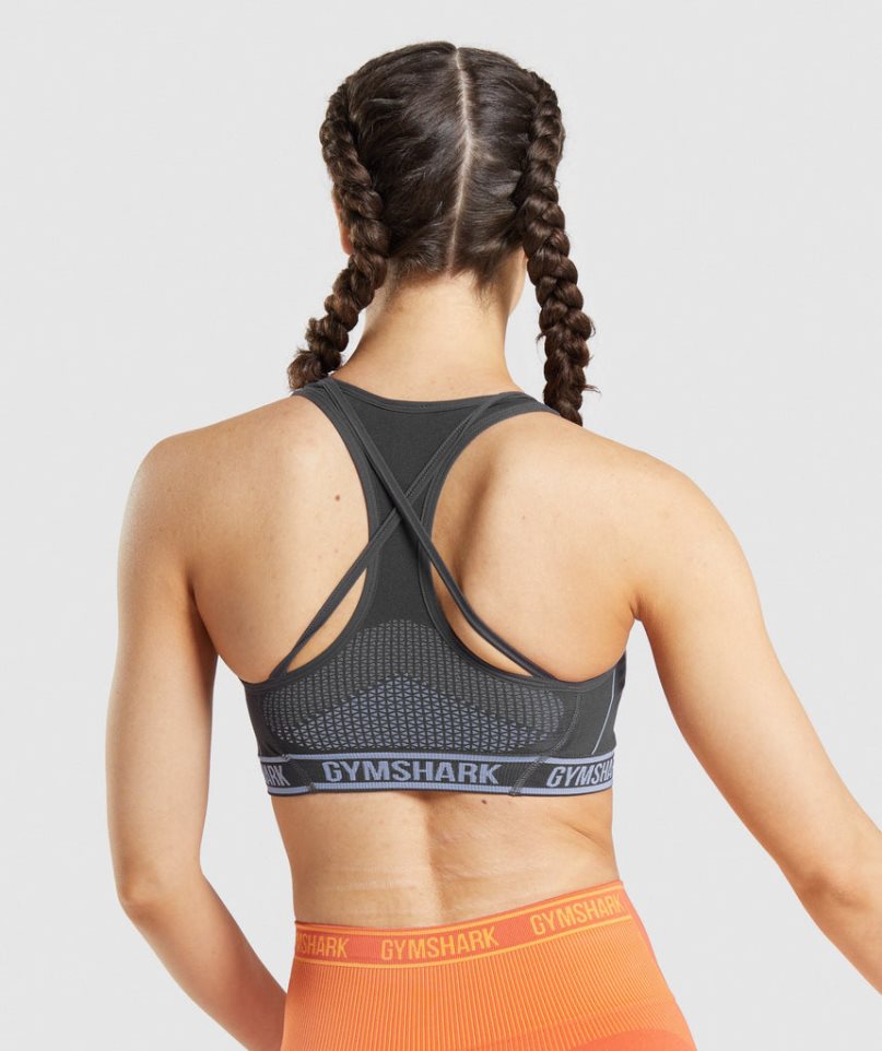 Women's Gymshark Apex Seamless Sports Bra Black | NZ 4TSAJZ